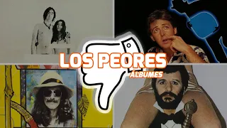 TOP 10 : LOS PEORES ÁLBUMES DE LOS BEATLES EN SOLITARIO