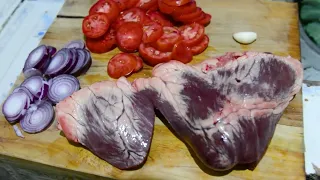 How to prepare cow heart for the family || easy recipes
