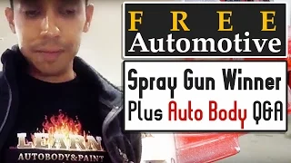 Free Automotive Spray Gun Winner Plus Auto Body Q&A