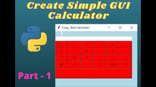 Create Simple GUI Calculator using Python | Part-1