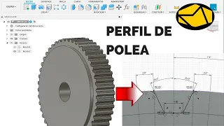 Modelado 3D de Polea dentada con Fusion 360