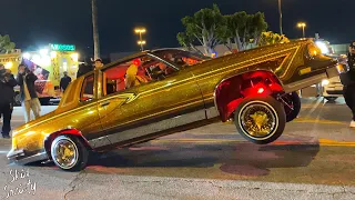 Lowriders TAKE OVER Whittier Blvd! Los Angeles California