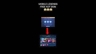 MOBILE LEGENDS FREE KOF SKIN?😱😱😱