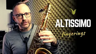 ALTISSIMO Fingerings and Warm-ups for Alto and Tenor Saxophone