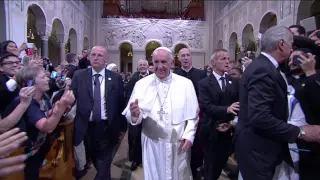 Pope Francis at the National Shrine