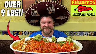 Massive $100 "Mongo" 9lb Mexican Burrito Challenge!!