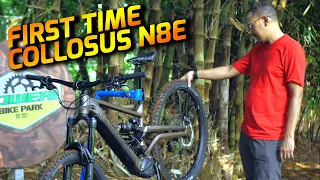 THE NEW POLYGON COLLOSUS N8E 2023 // BIKE CHECK DAN TEST RIDE E-MTB COLLOSUS N8