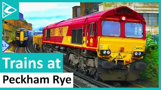Trains at Peckham Rye 05/03/2022