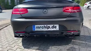 Gummi Herrmann Bünde MrChip Mercedes S500 Coupé w217 AMG Pop Bang Auspuff Sound Schubabschaltung