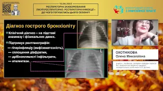 Сучасний перебіг бронхіоліту у дітей: нові погляди на можливі причини та лікування (Охотнікова О.М.)