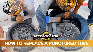 How to Change Interceptor Tyre | How to Repair Puncture | FormulaX Didn't Work