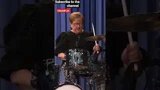 Grandma doing a double strokes solo on drums!  AWESOME! #shorts #drums @ Dorothea Taylor