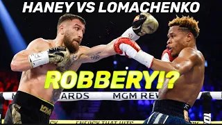 Haney vs Lomachenko: ANALYSIS