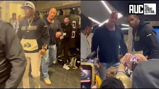 The Rock Gives Emotional Speech In Colorado's Locker Room After Colorado State Win