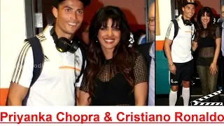 Priyanka Chopra & Cristiano Ronaldo at Dodger Stadium Los Angeles