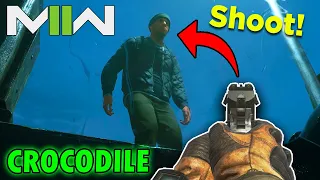 Modern Warfare 2 (2022) Crocodile Trophy / Achievement Guide - shoot 3 enemies underwater in Wetwork