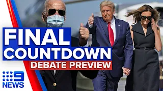 Trump vs. Biden: State of play ahead of the final US presidential debate | 9 News Australia