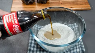If you have Coca-Cola and flour at home! Please learn this skill