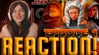 Star Wars Ahsoka | Episode 1 | Part One - "Master & Apprentice" Reaction!