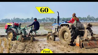 Tractor Race | Power tiller Race | funny comparison 😂