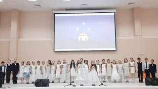 Рождественский гимн "Ночь тиха, ночь свята", руководитель Карпец Екатерина Александровна