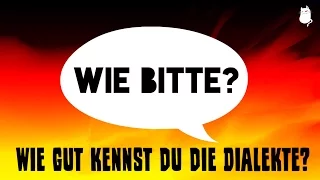 Dialekte in Deutschland: Kannst du sie erraten?
