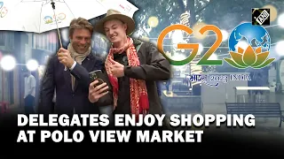 J&K: G20 Delegates enjoy scenic beauty of Kashmir, visit historic Polo View Market in Srinagar