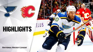 NHL Highlights | Blues @ Flames 11/09/19