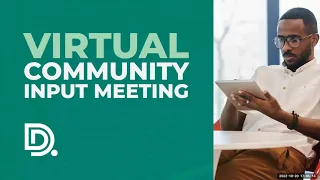 DDOT Virtual Community Input Meeting:  October 20,  2022