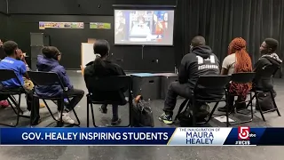 Young people inspired by Healey's inauguration