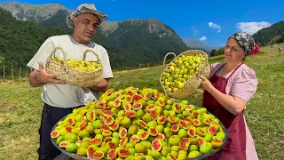 Magical Gifts Of Figs And Blackberries From The Garden Of A Mountain Village! Fragrant Abundance