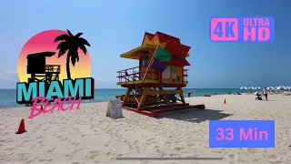 Miami South Beach Walk 4K