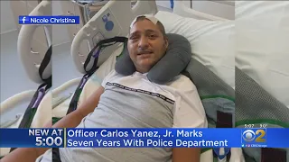 Weeks After Being Shot And Wounded, Officer Carlos Yanez Jr. Celebrates 7 Years With CPD