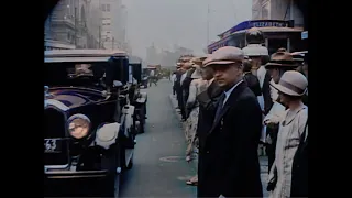 1926 - Street Scenes of Newark, New Jersey [Colorized by AI]