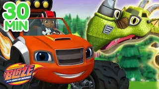 Blaze Thanksgiving Ultimate Rescues! | 30 Minute Compilation | Blaze and the Monster Machines