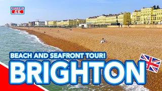 BRIGHTON | Walking tour along Brighton Beach and Seafront!