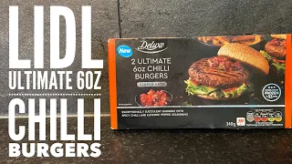 Lidl Deluxe Ultimate 6oz Chilli Burgers Review