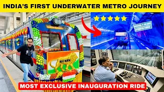 India’s First Underwater Metro Inauguration Journey | Most Exclusive Kolkata Underwater Metro Vlog