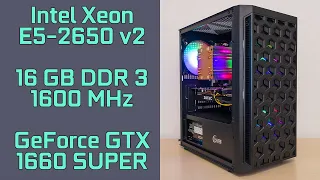 Intel Xeon E5-2650 v2 and GeForce GTX 1660 Super