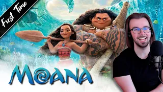 AMAZING SONGS! | German reacts to MOANA (2016) | First Time Watching