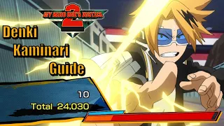 How To Play Denki Kaminari in My Hero One's Justice 2 (Combo Guide/Breakdown)