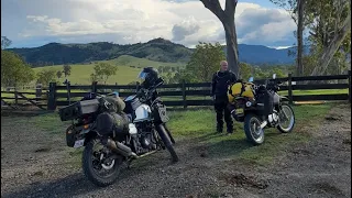 Day 2 of 35 HIMALAYAN VS HUMAN. RIDING WITH DAD AND HIS DR650. MURWILLUMBAH TO MANN RIVER