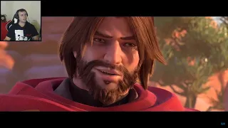 Overwatch Animated Short REUNION Reaction (Overwatch MCCREE & Ashe Reveal Animated Short Reaction)