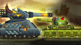 KV-35 vs Leviathan - Cartoons about tanks