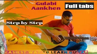 Lesson 27|Gulabi Aankhen Tabs| Md Rafi |Beginner/Intermediate |Guitar Lesson|Full Tabs|Rakesh Pandey