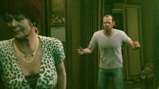 GTA 5 - This is what happens you meet Trevor's mom high