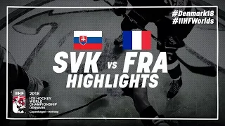 Game Highlights: Slovakia vs France May 10 2018 | #IIHFWorlds 2018