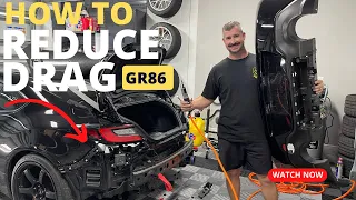 Cutting the rear bumper GR86