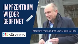 Impfzentrum in Salzkotten öffnet wieder - Interview mit Landrat Christoph Rüther