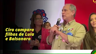 "Se forem para julgamento, os dois são condenados", Ciro sobre Lula e Bolsonaro